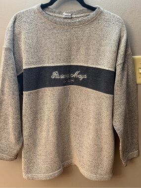 Vintage 90s ESY Sport wear Riviera Maya Mexico Crewneck Sweatshirt Embroidered
